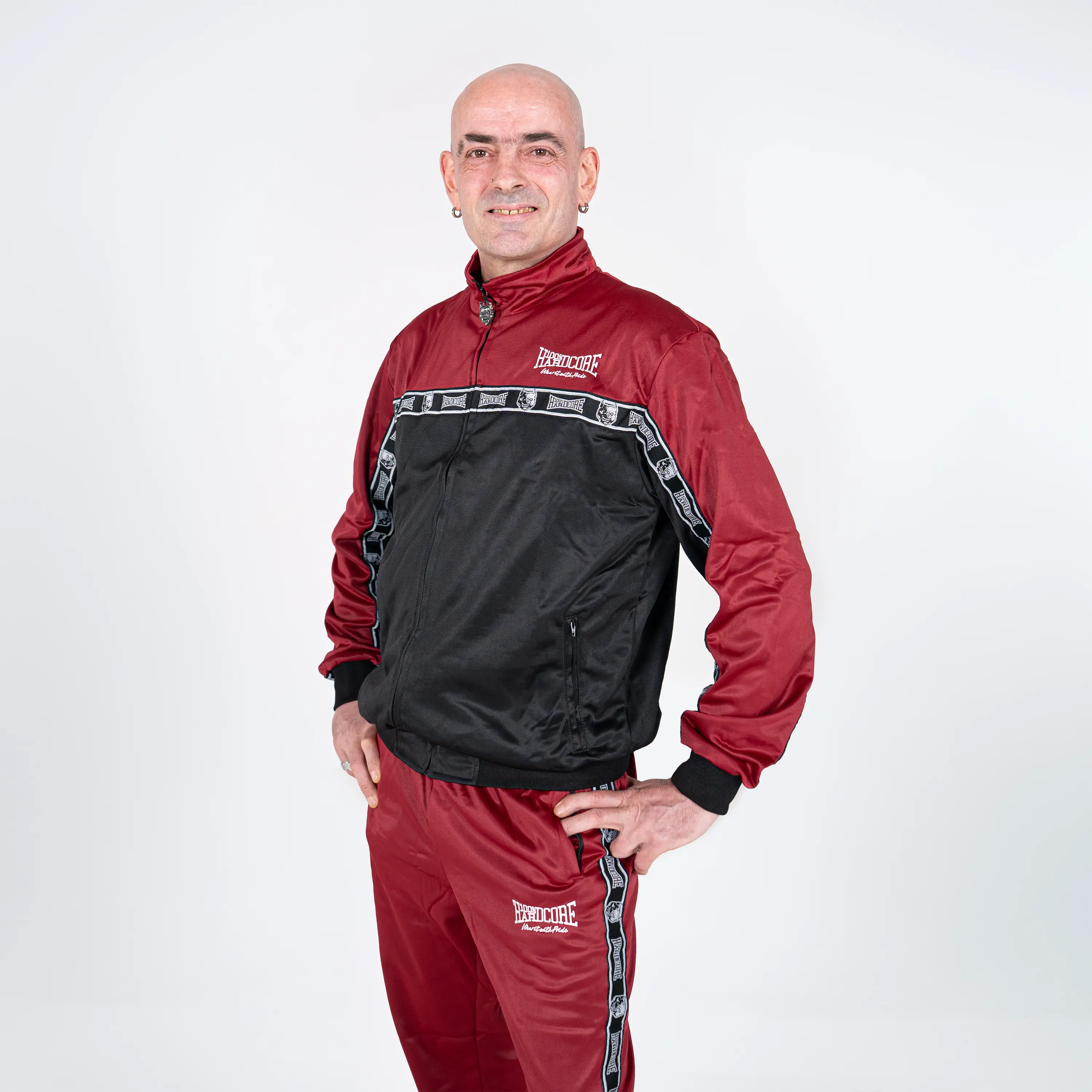 100% Hardcore Training jacket Essential Red - Image 4