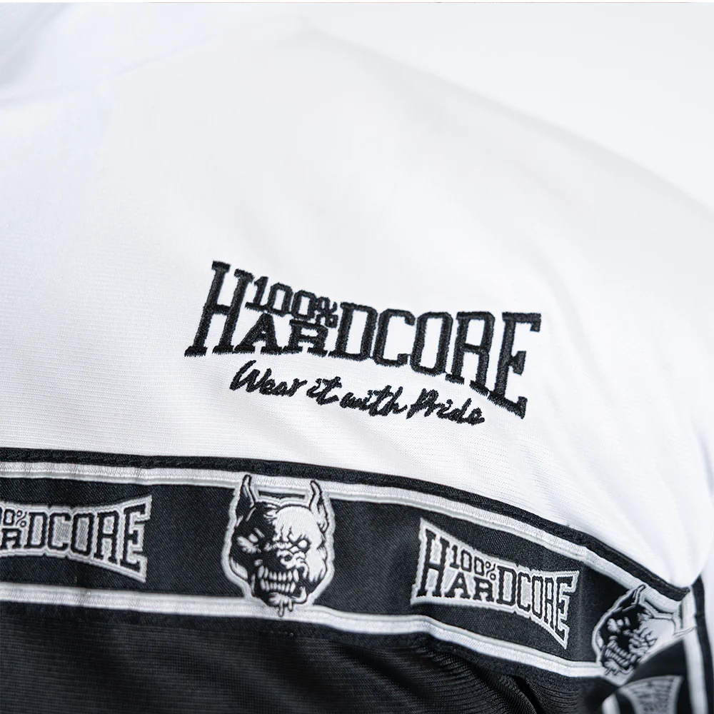 100% Hardcore Training jacket Essential White - Image 4