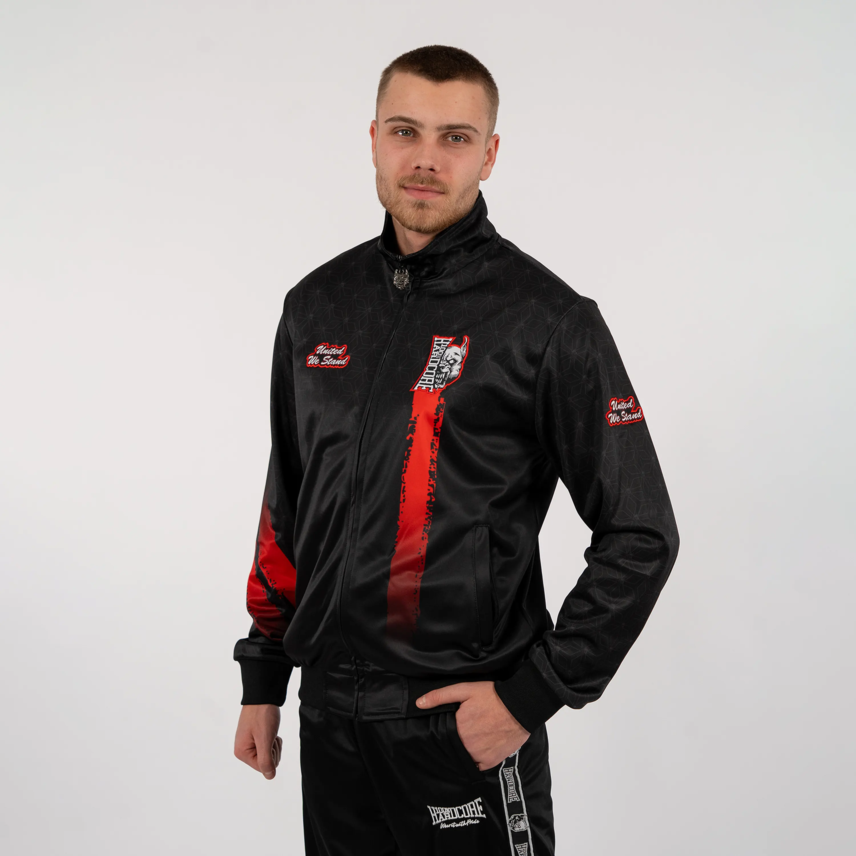 100% Hardcore Training Jacket Red Mark - Image 3