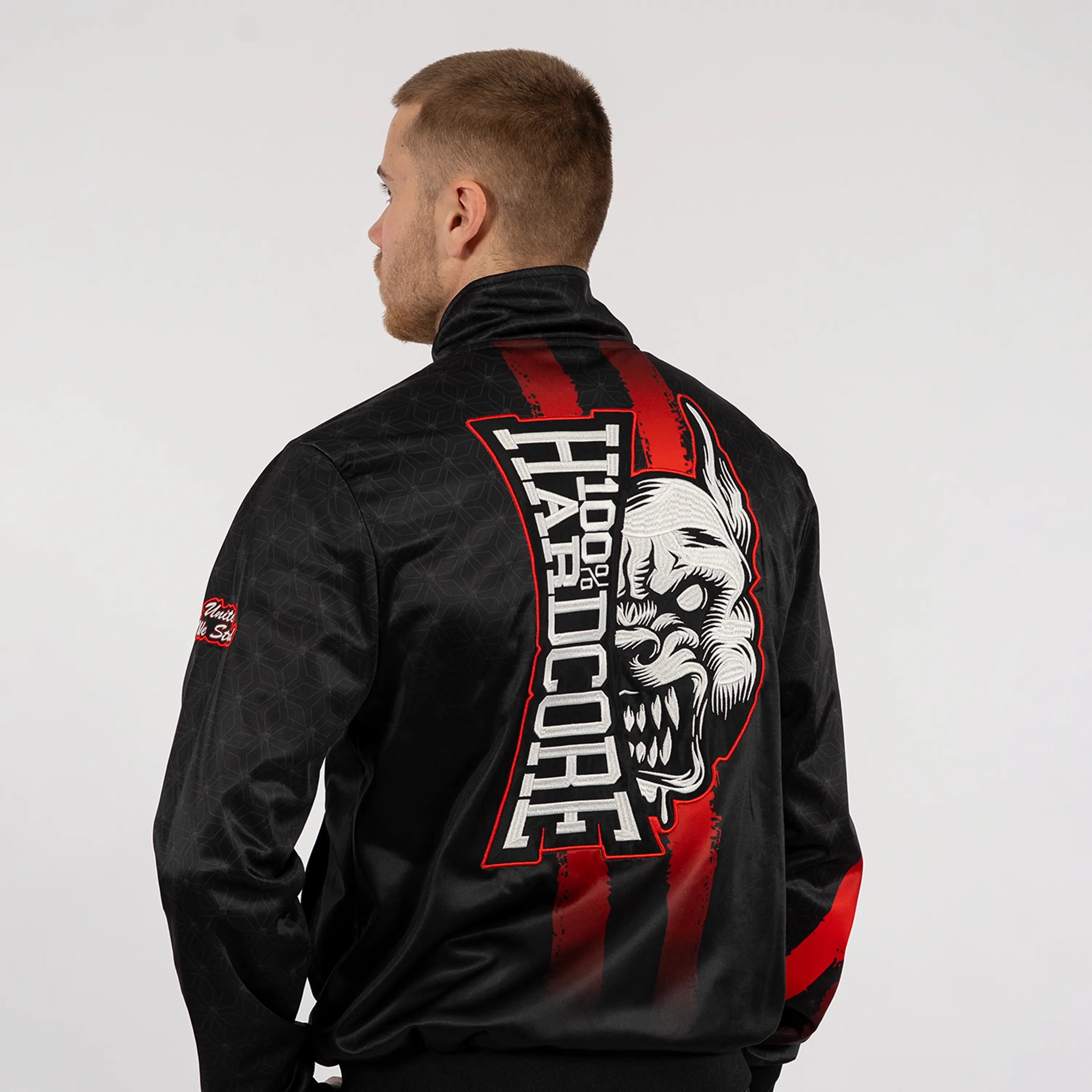100% Hardcore Training Jacket Red Mark - Image 4