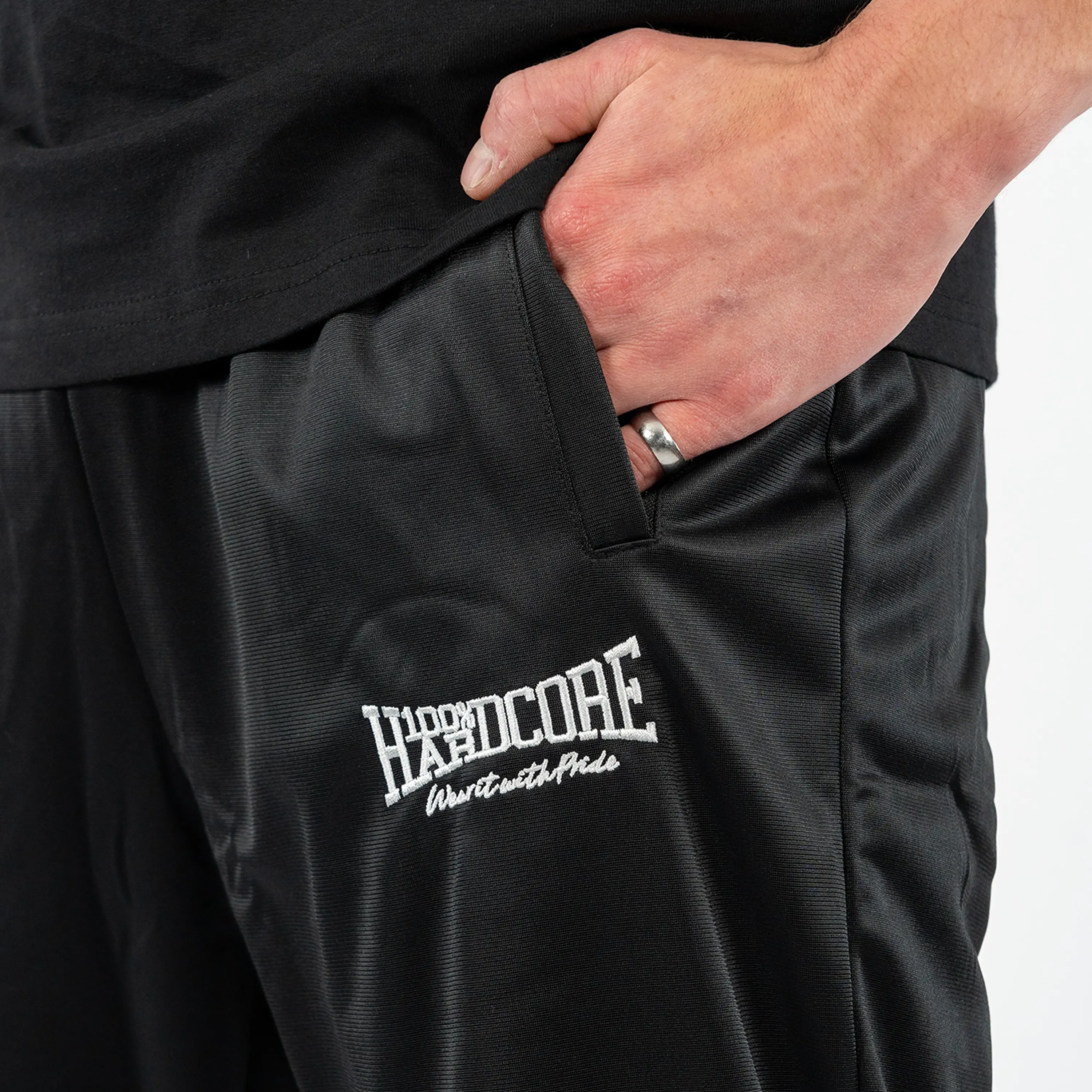100% Hardcore Training Pants Black - Image 4