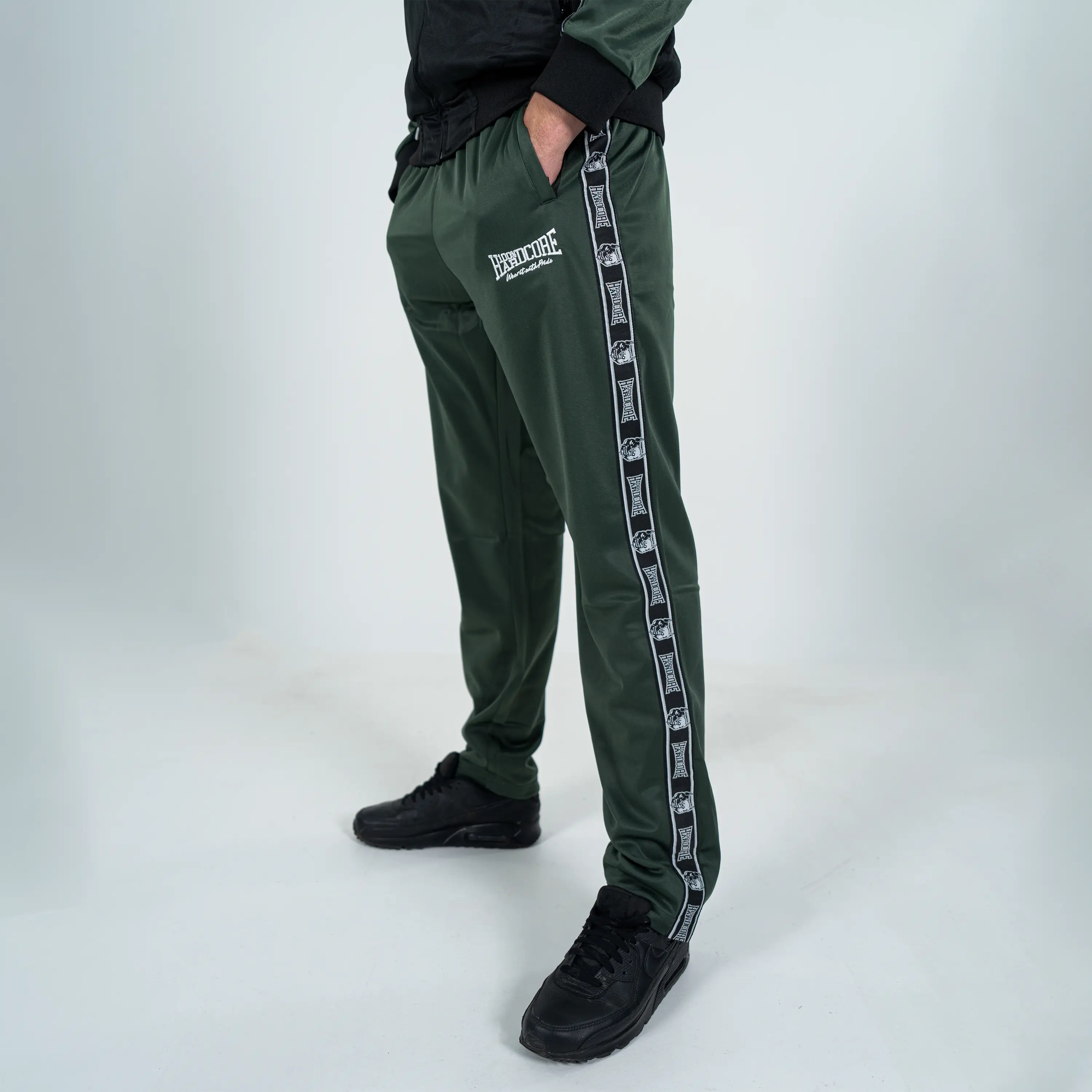 100% Hardcore Training Pants Essential Dark Green - Image 2