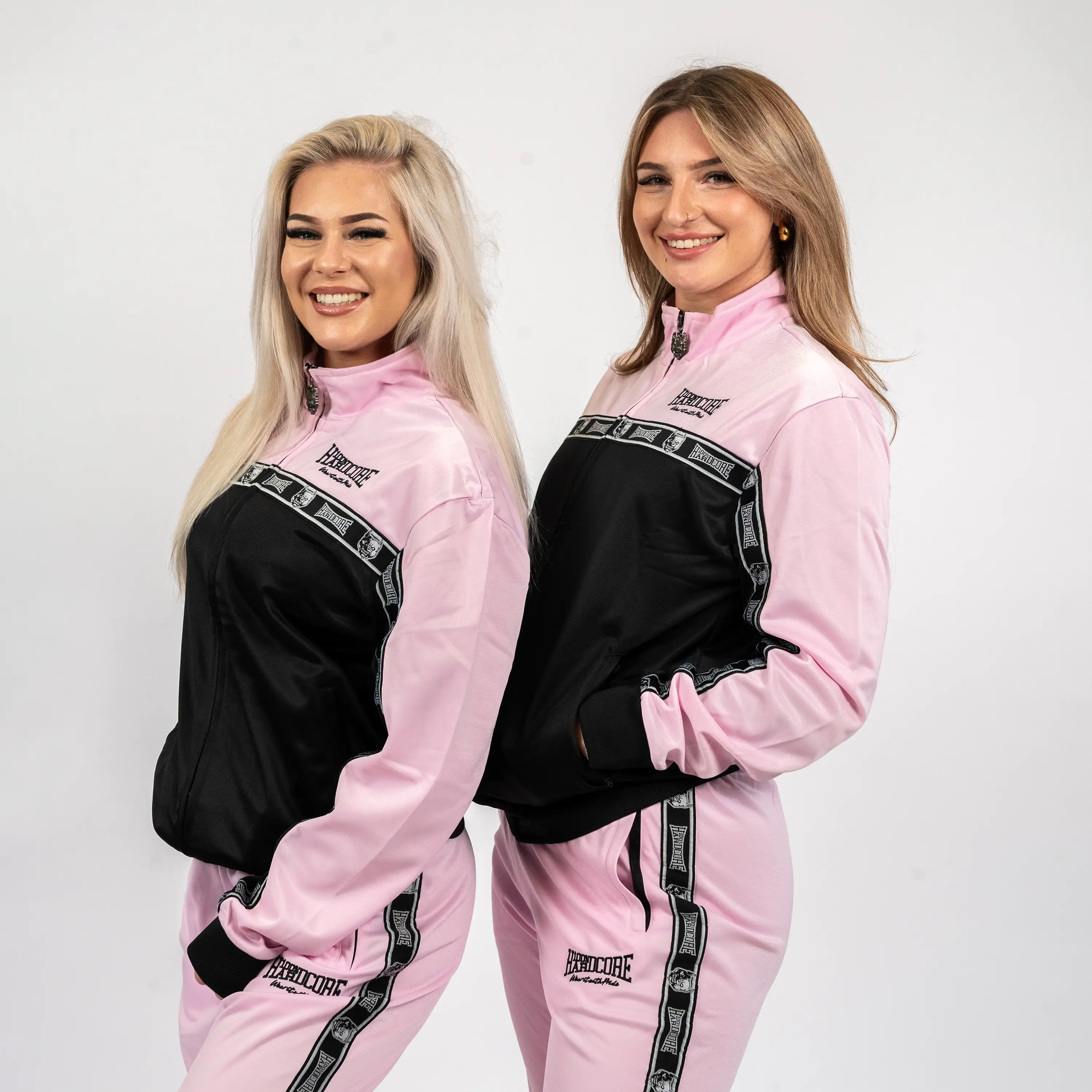 100% Hardcore Trainingsuit Essential Baby Pink - Image 4