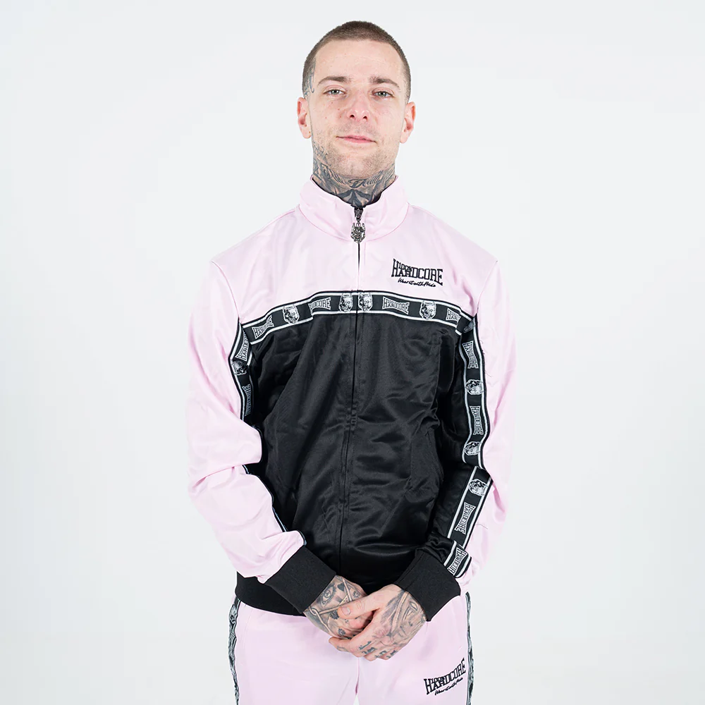 100% Hardcore Trainingsuit Essential Baby Pink/Black - Image 4
