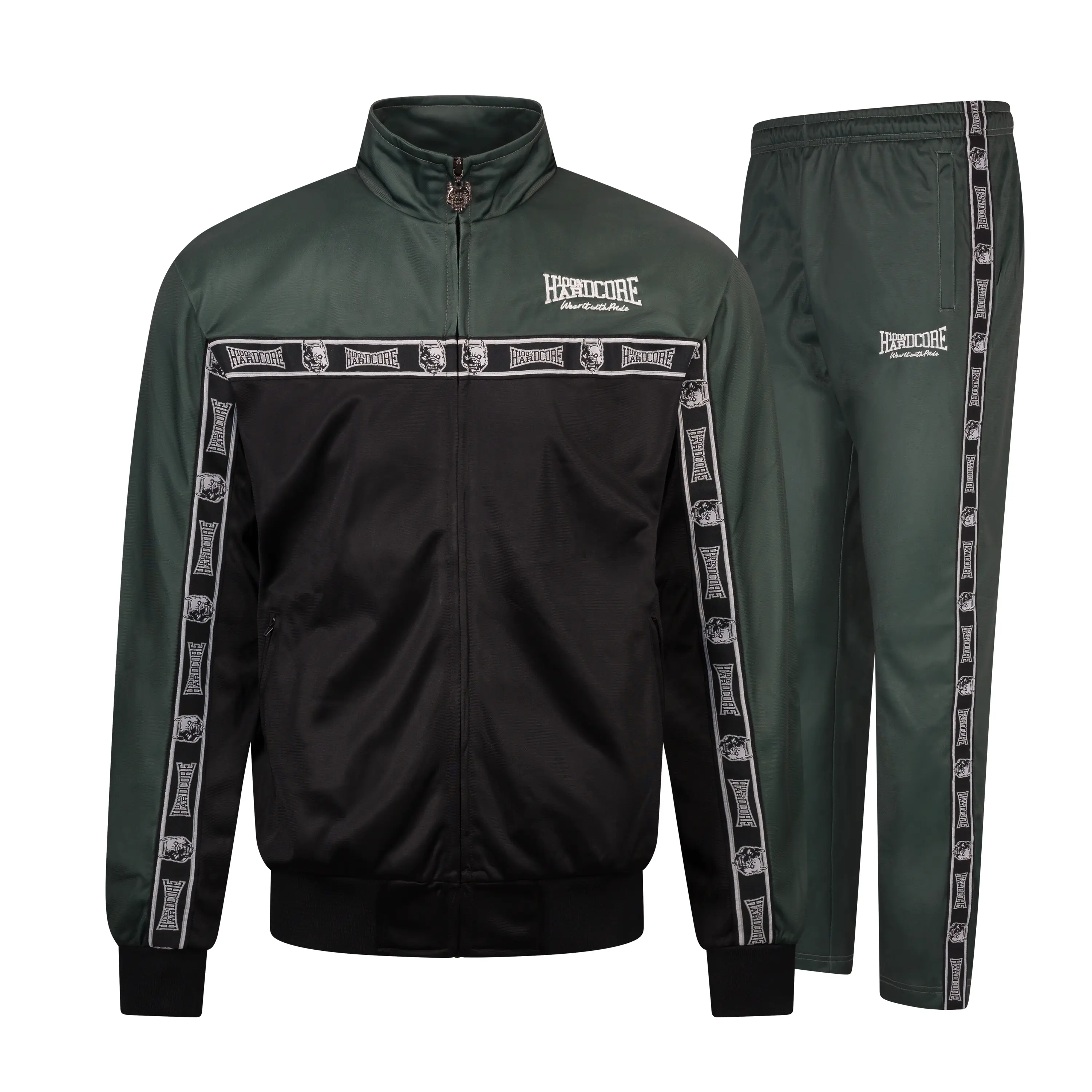100% Hardcore Trainingsuit Essential Dark Green
