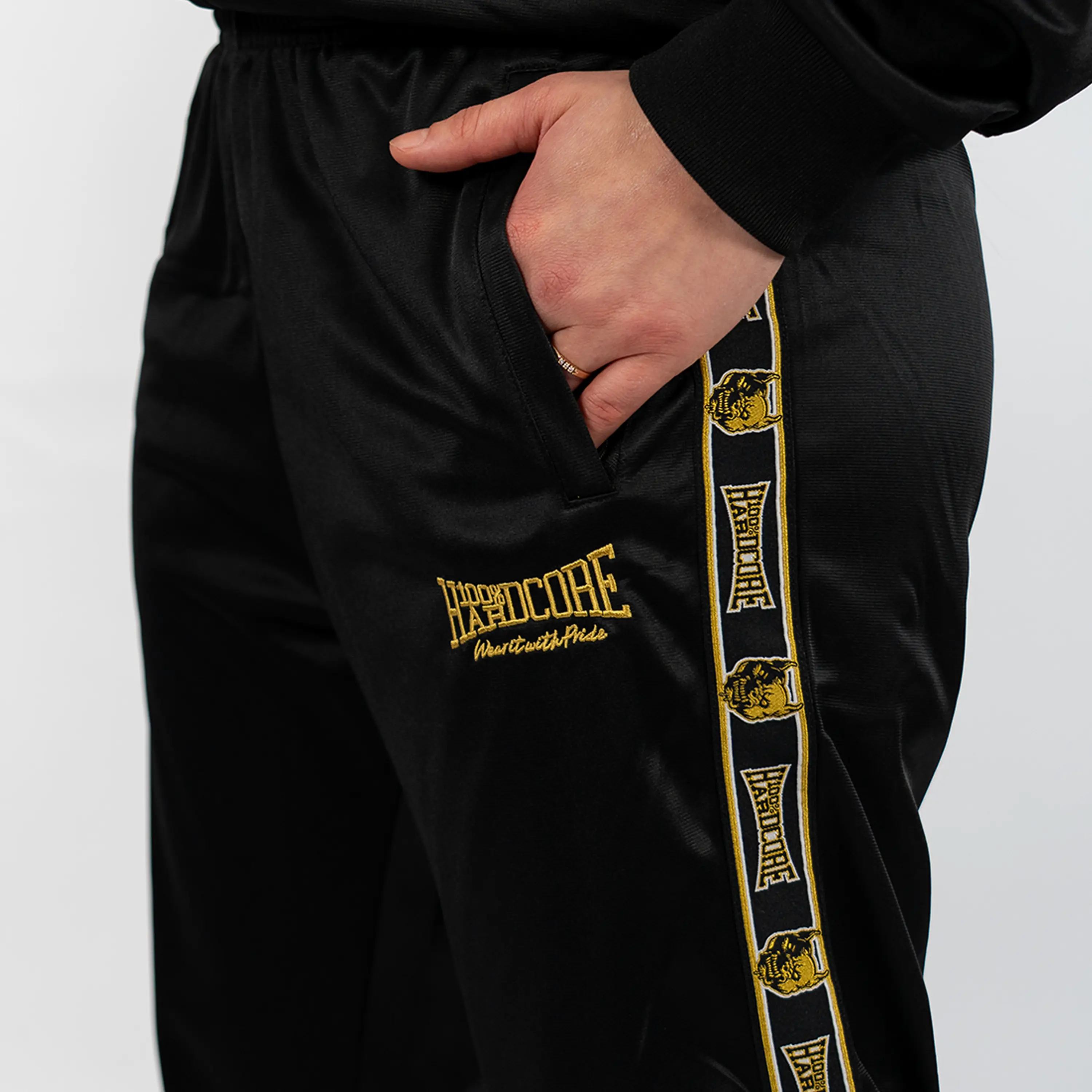 100% Hardcore Trainingsuit Essential Gold - Image 6