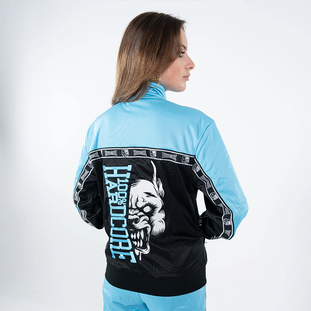 100% Hardcore Trainingsuit Essential Light Blue/Black - Image 4