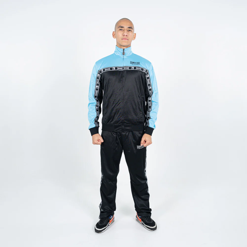 100% Hardcore Trainingsuit Essential Light Blue/Black - Image 6
