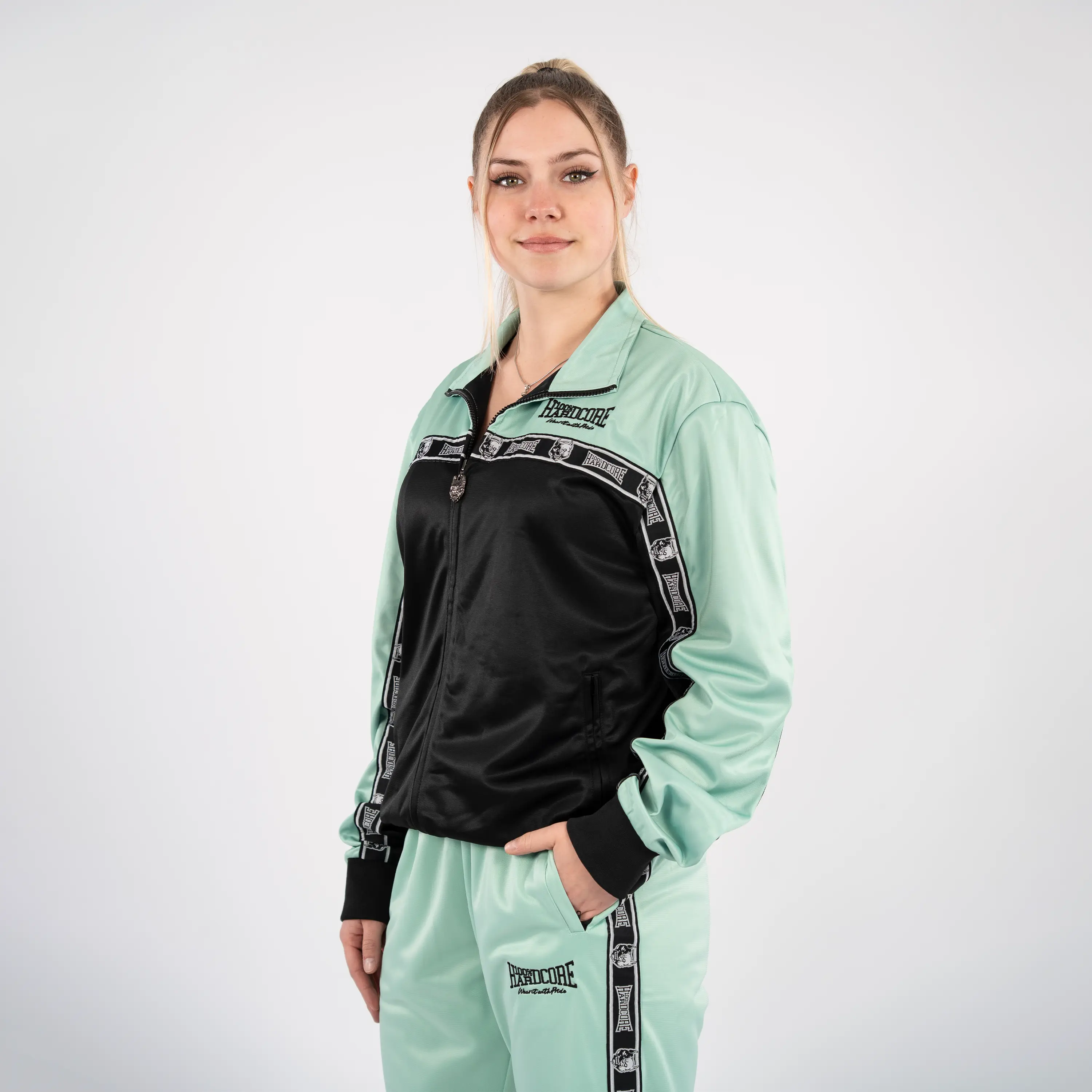 100% Hardcore Trainingsuit Essential Mint - Image 3