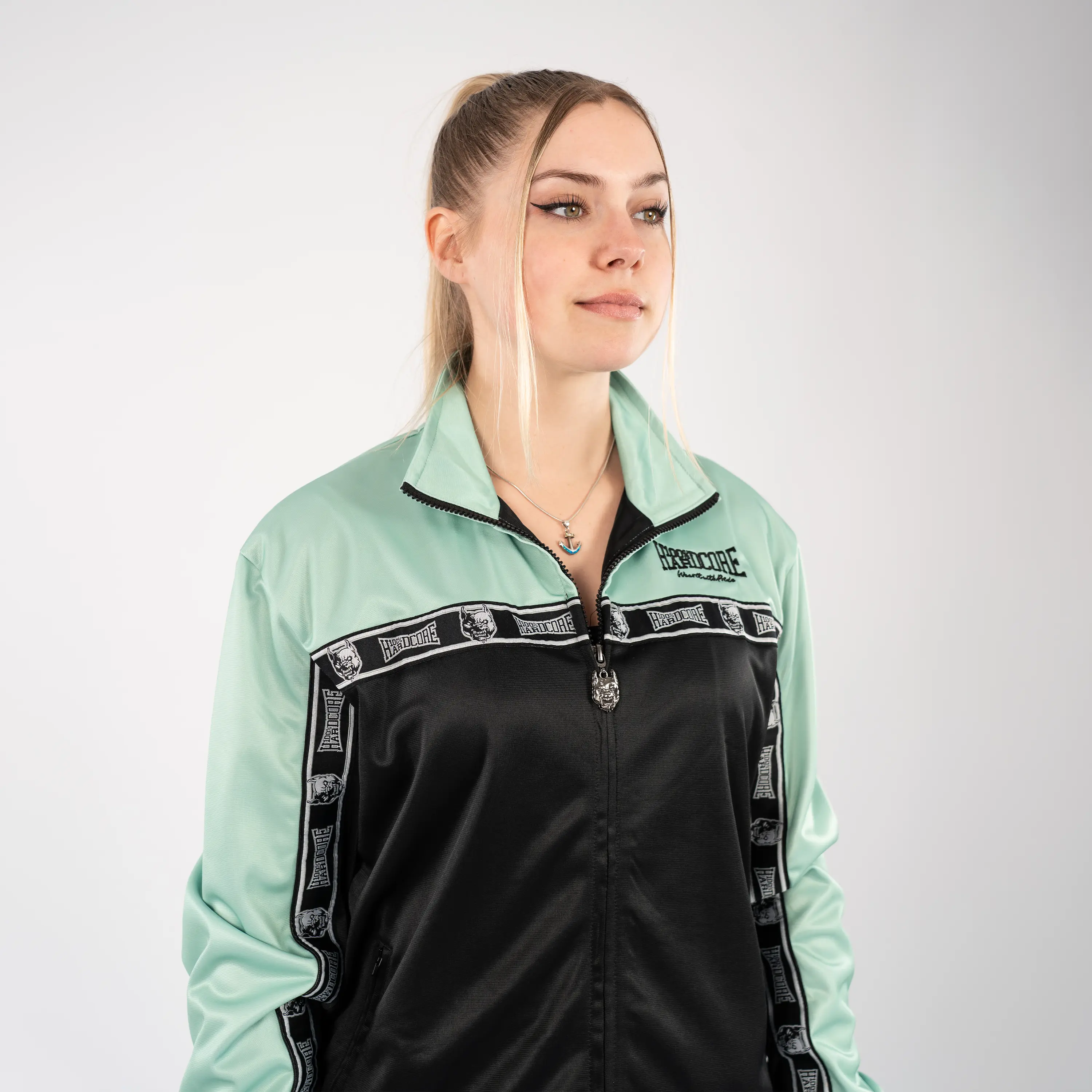 100% Hardcore Trainingsuit Essential Mint/Black - Image 4