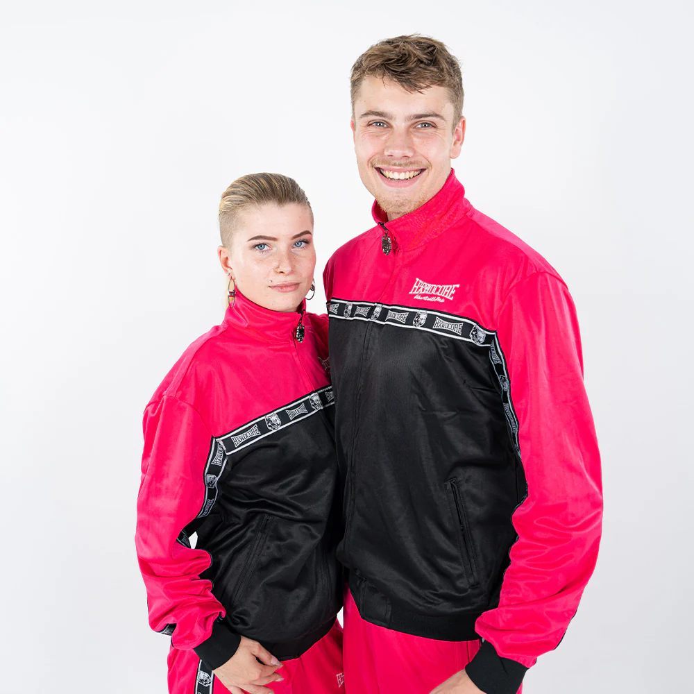 100% Hardcore Trainingsuit Essential Pink/Black - Image 3