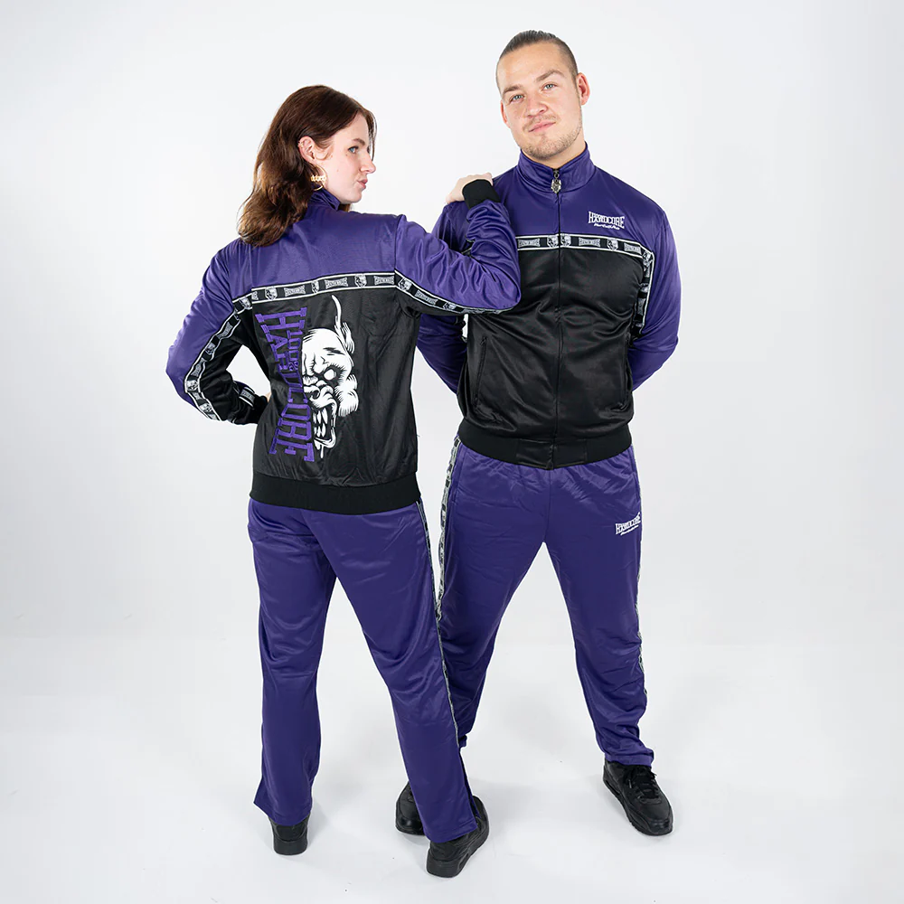 100% Hardcore Trainingsuit Essential Purple - Image 2