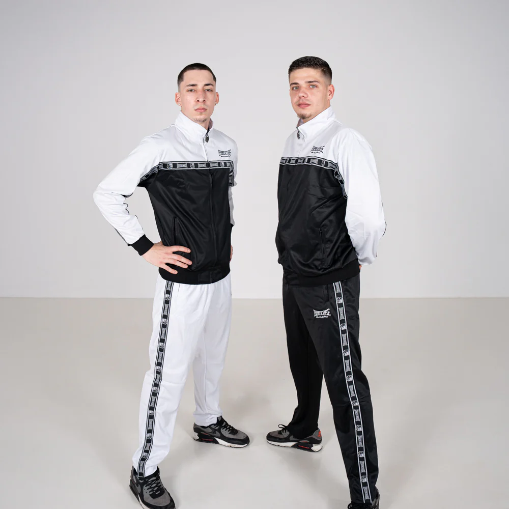 100% Hardcore Trainingsuit Essential White/Black - Image 5