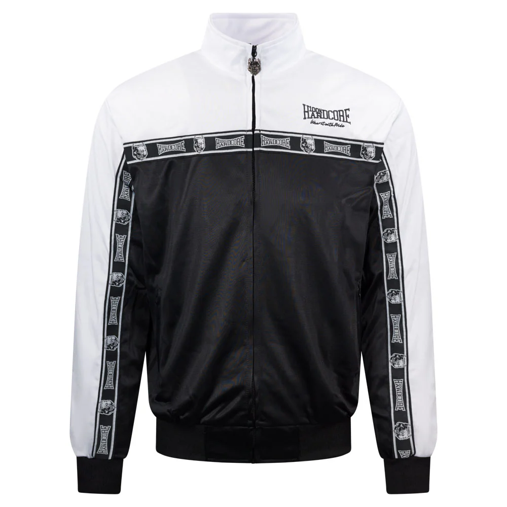 100% Hardcore Trainingsuit Essential White/Black - Image 7