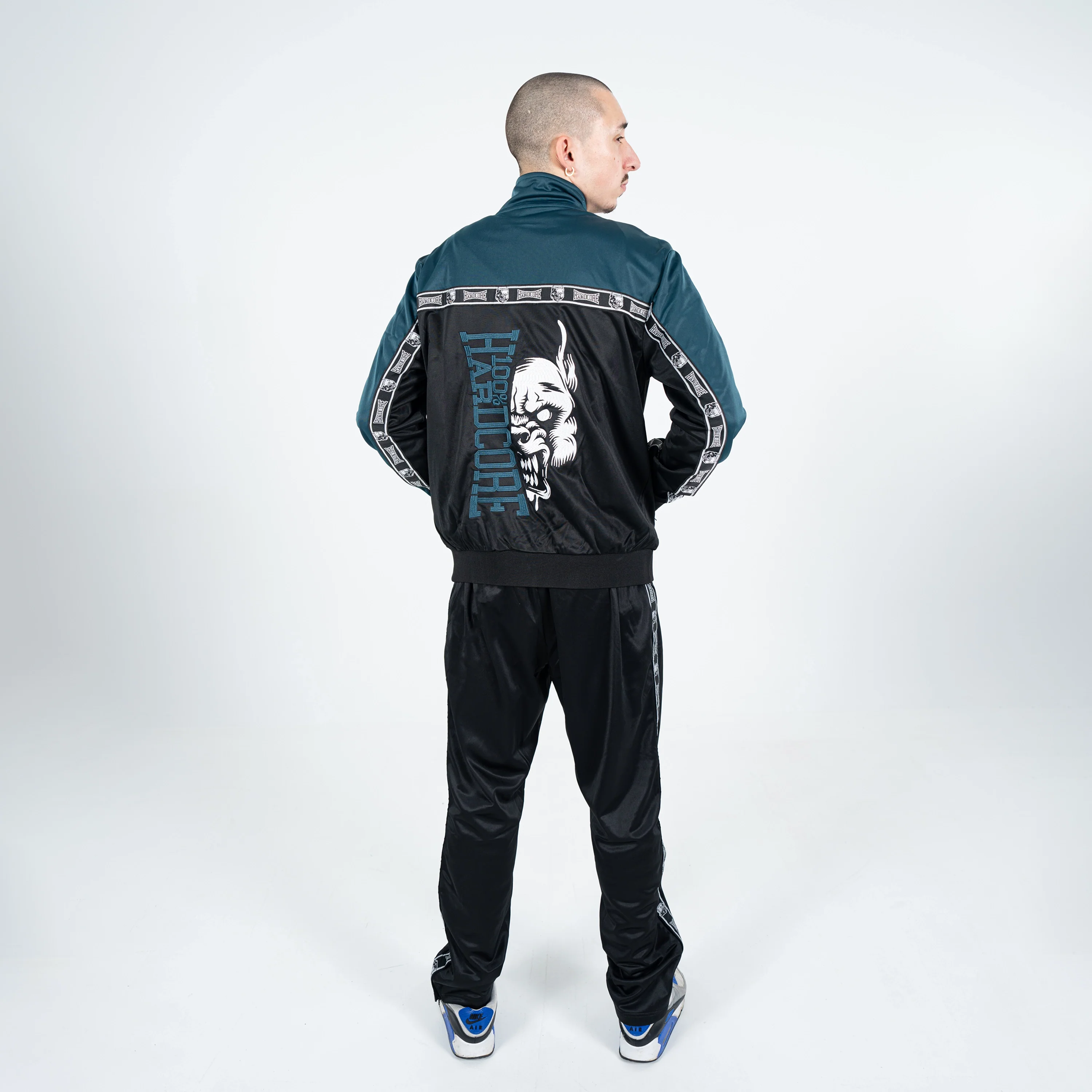 100% Hardcore Trainingsuit Essential Teal/Black - Image 2