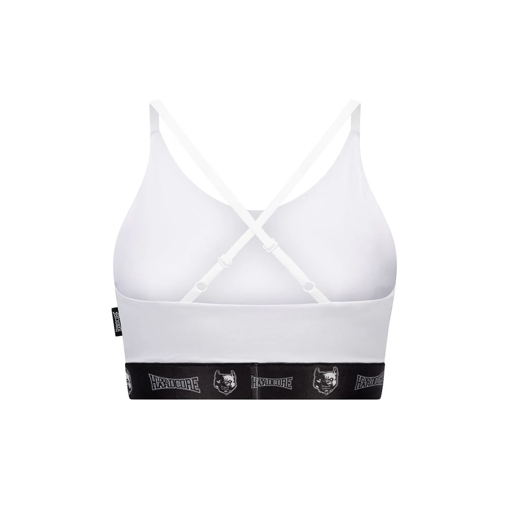 100% Hardcore Women Sport Top Taping White - Image 7