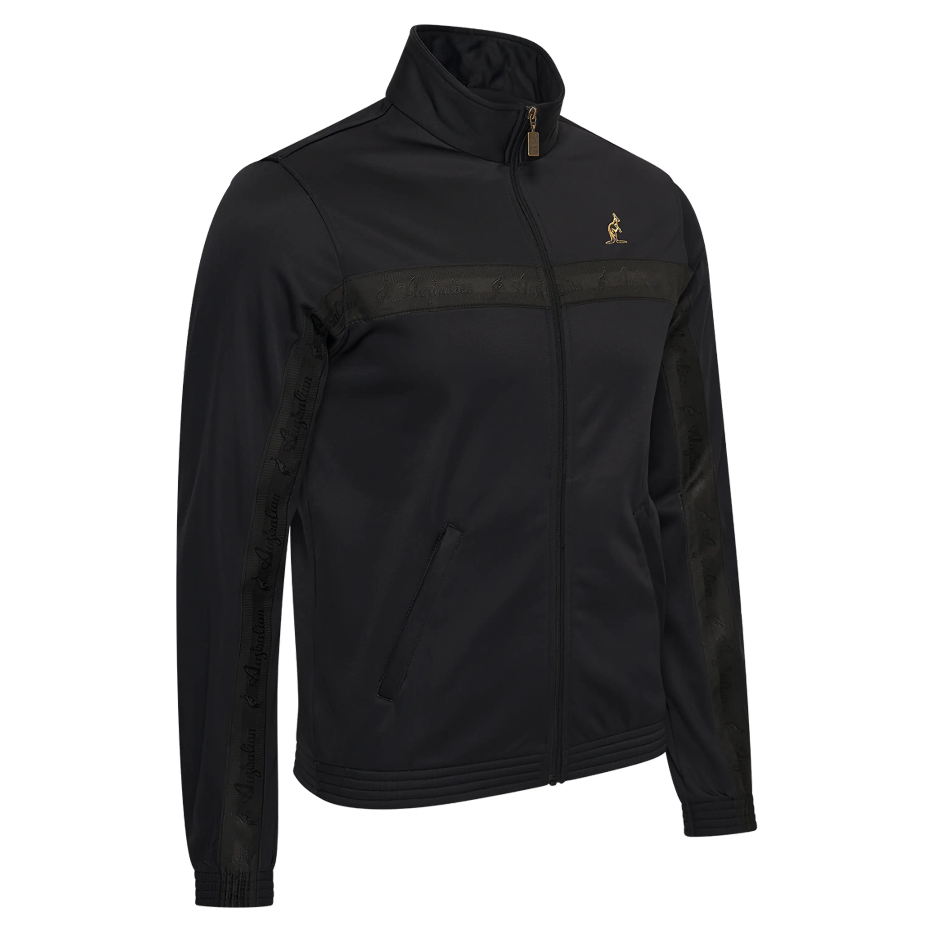 Australian Acetate Trainingsuit With Shadow Taping Black - Image 4