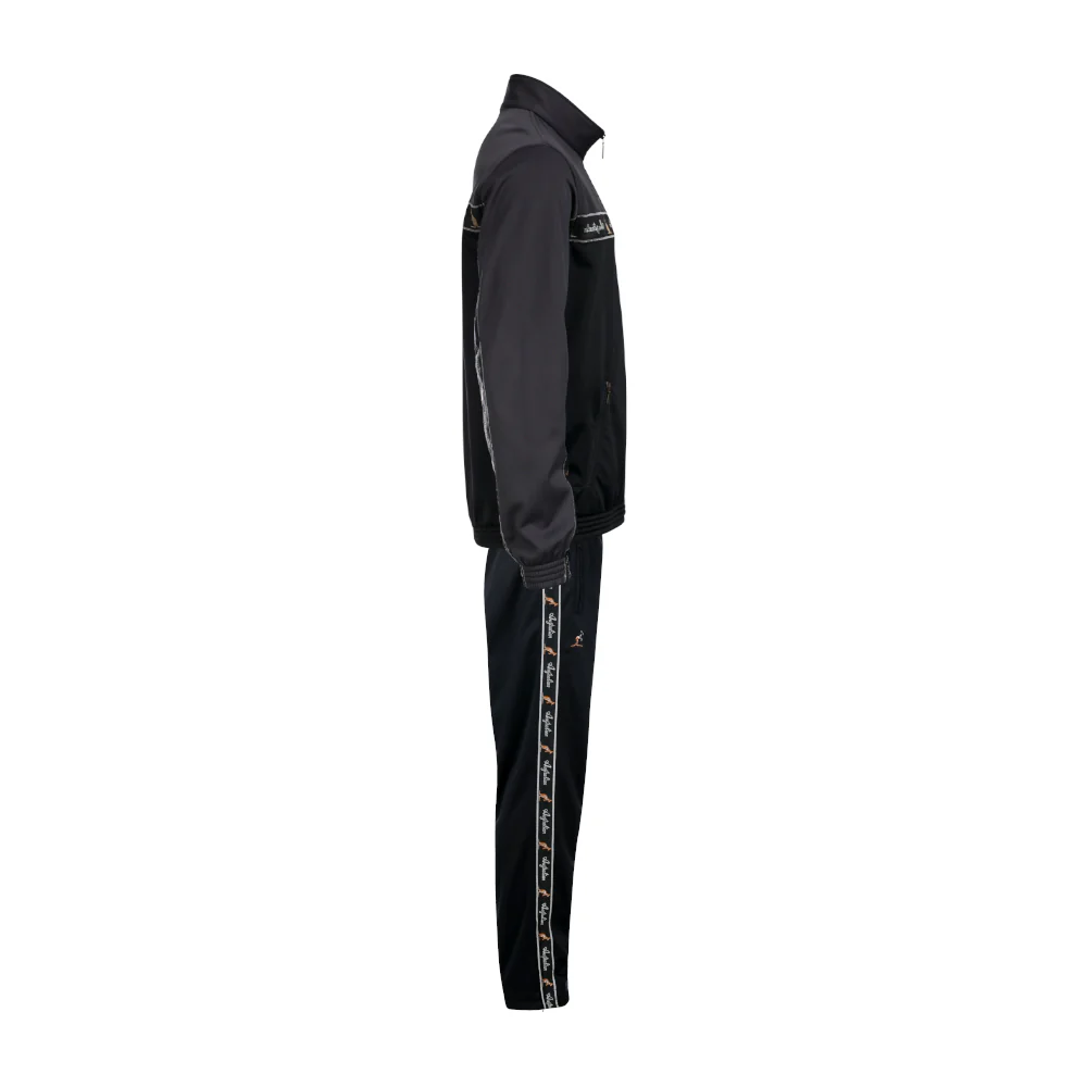 Australian Acetate Trainingsuit With Taping Antracite/Black - Image 3