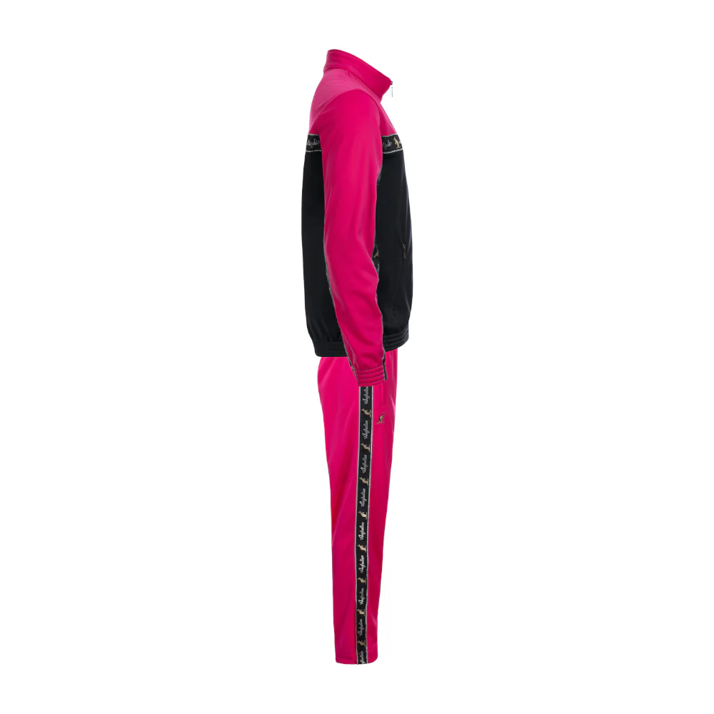 Australian Acetate Trainingsuit With Taping Pink - Image 4