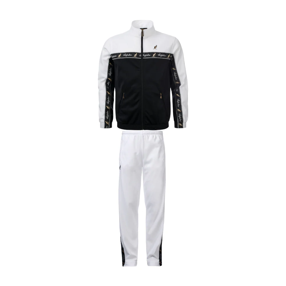 Australian Acetate Trainingsuit With Taping White - Image 3