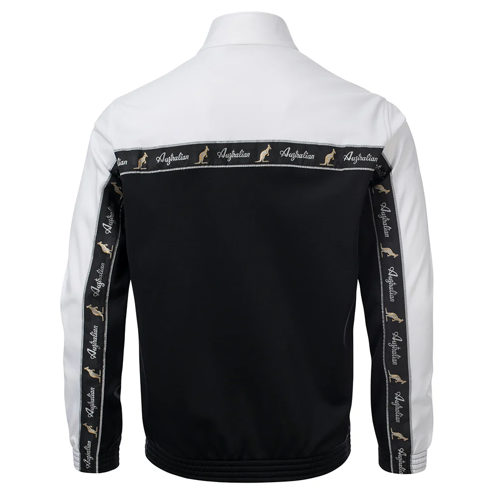 Australian Duo Training Jacket With Black Taping Black | White - Image 3
