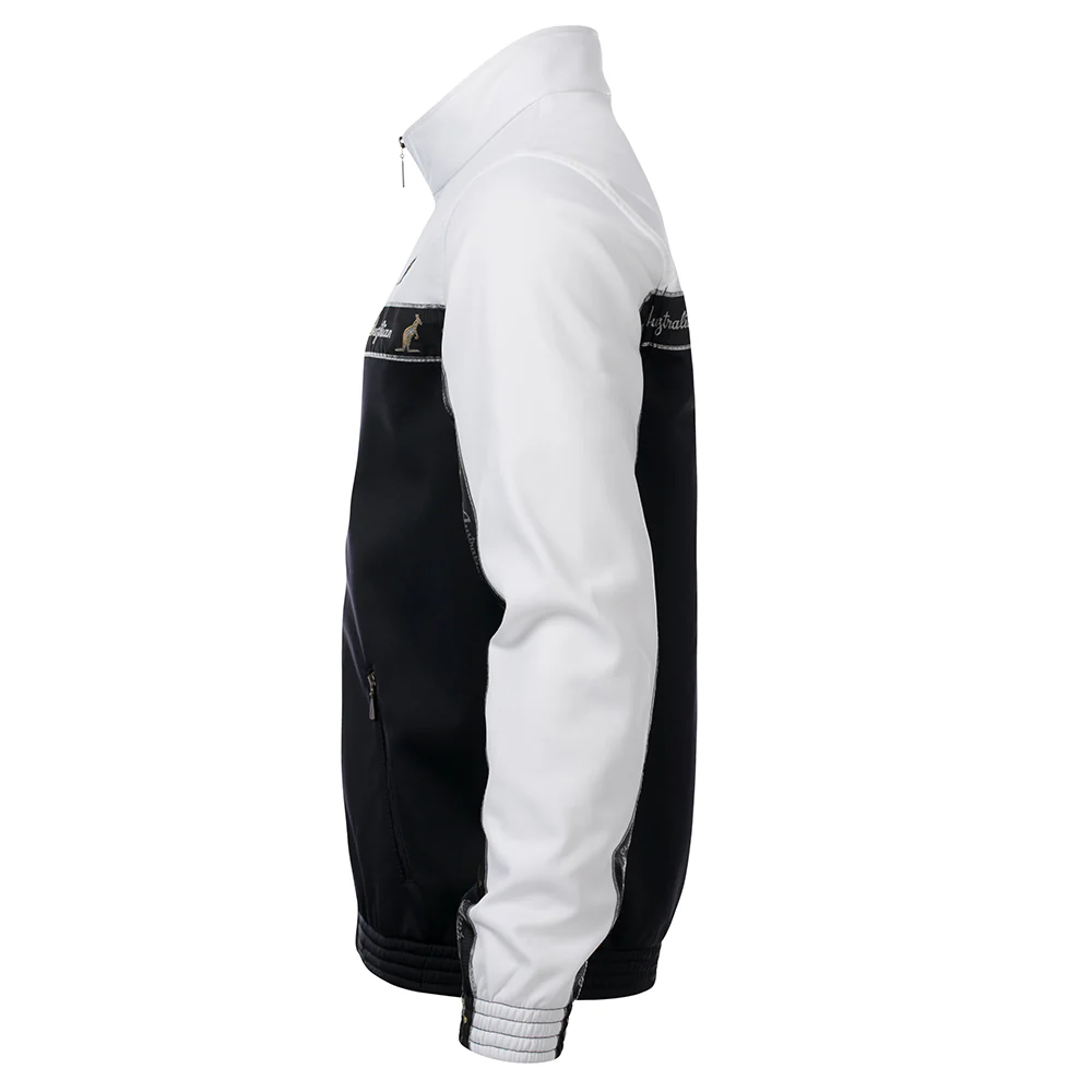 Australian Duo Training Jacket With Black Taping Black | White - Image 4