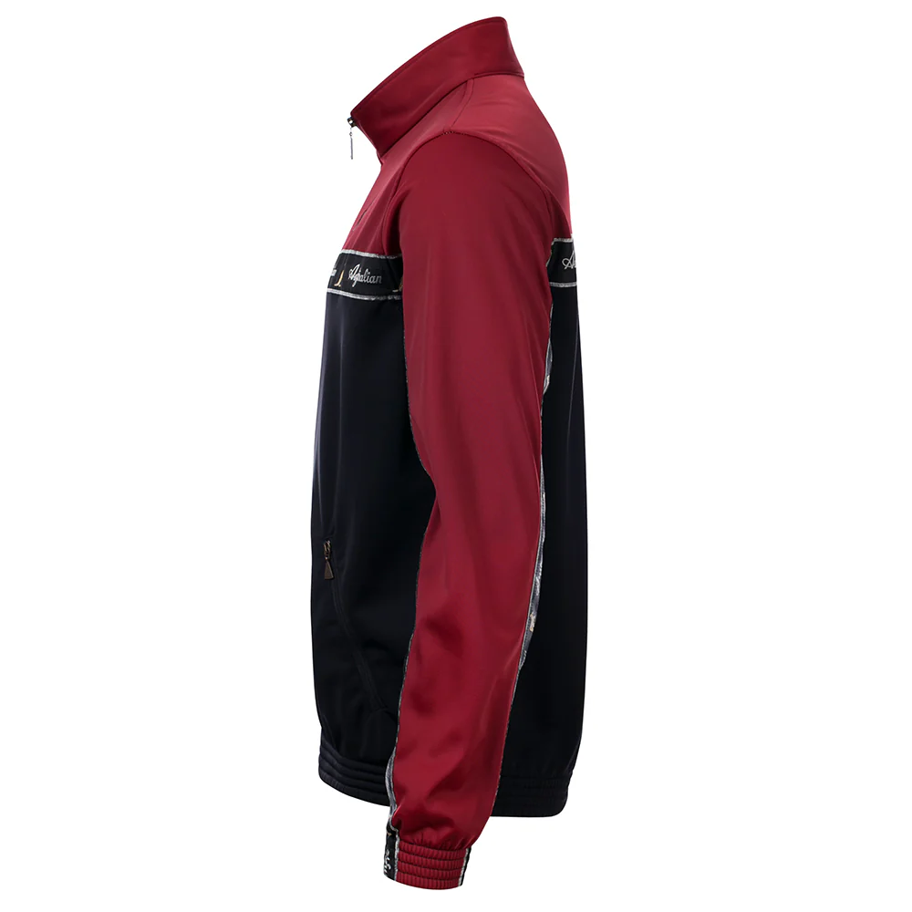 Australian Duo Training Jacket With Taping Black | Bordeaux Red - Image 5