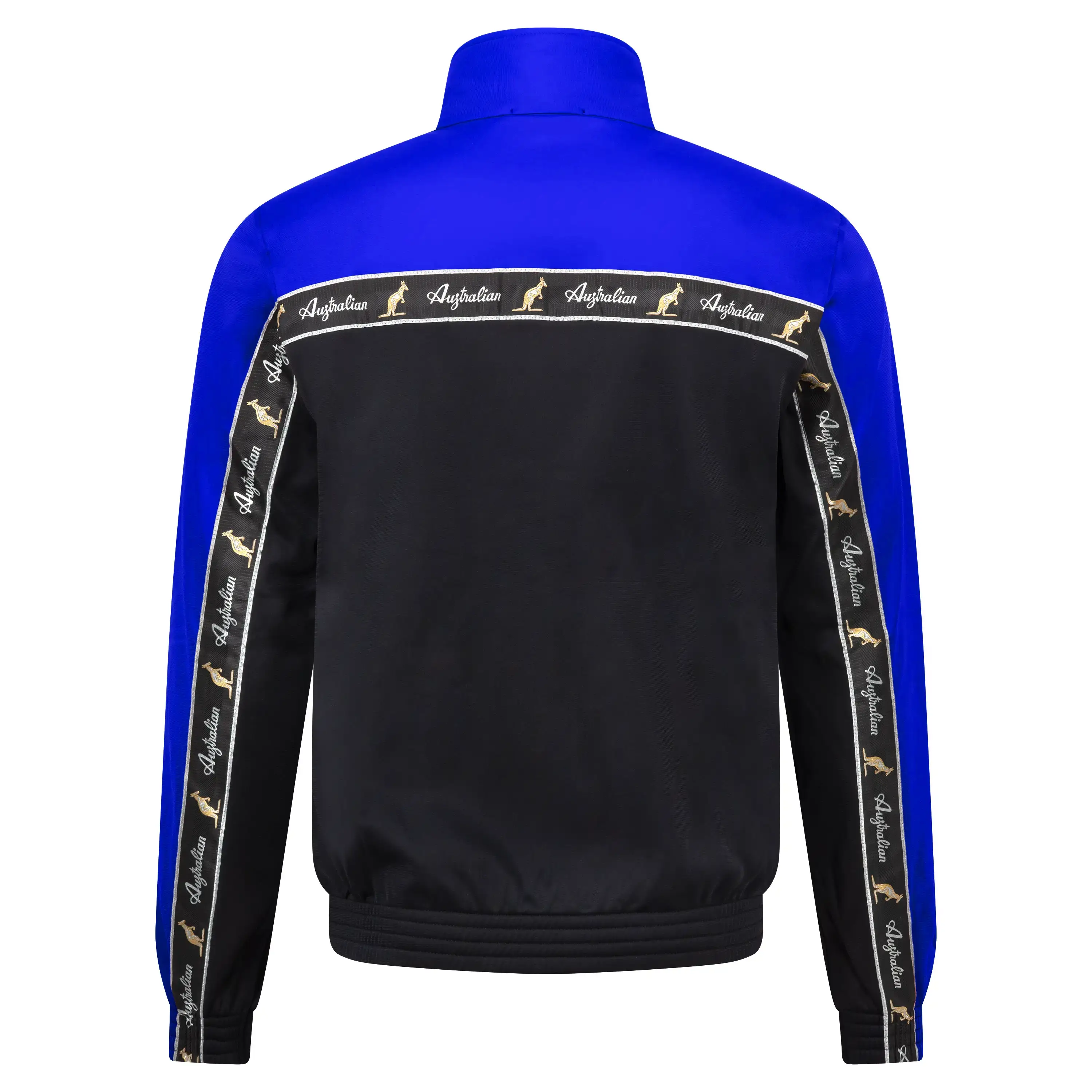 Australian Duo Training Jacket With Taping Black | Cornflower Blue - Image 2