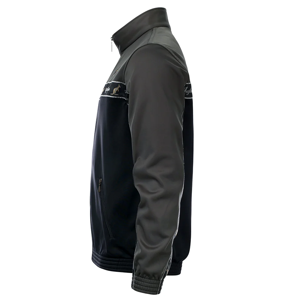 Australian Duo Training Jacket With Taping Black | Green Dill - Image 3