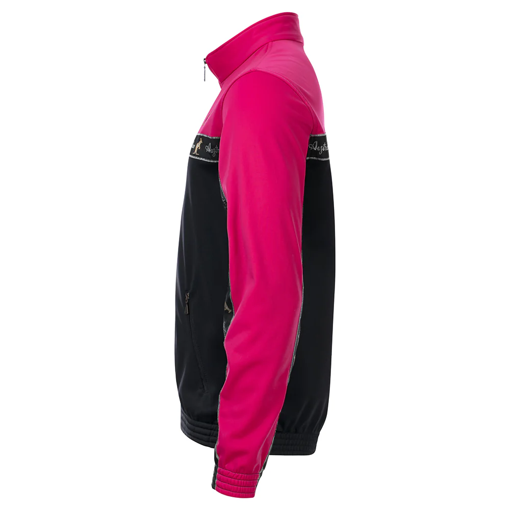 Australian Duo Training Jacket With Taping Black | Pink - Image 4