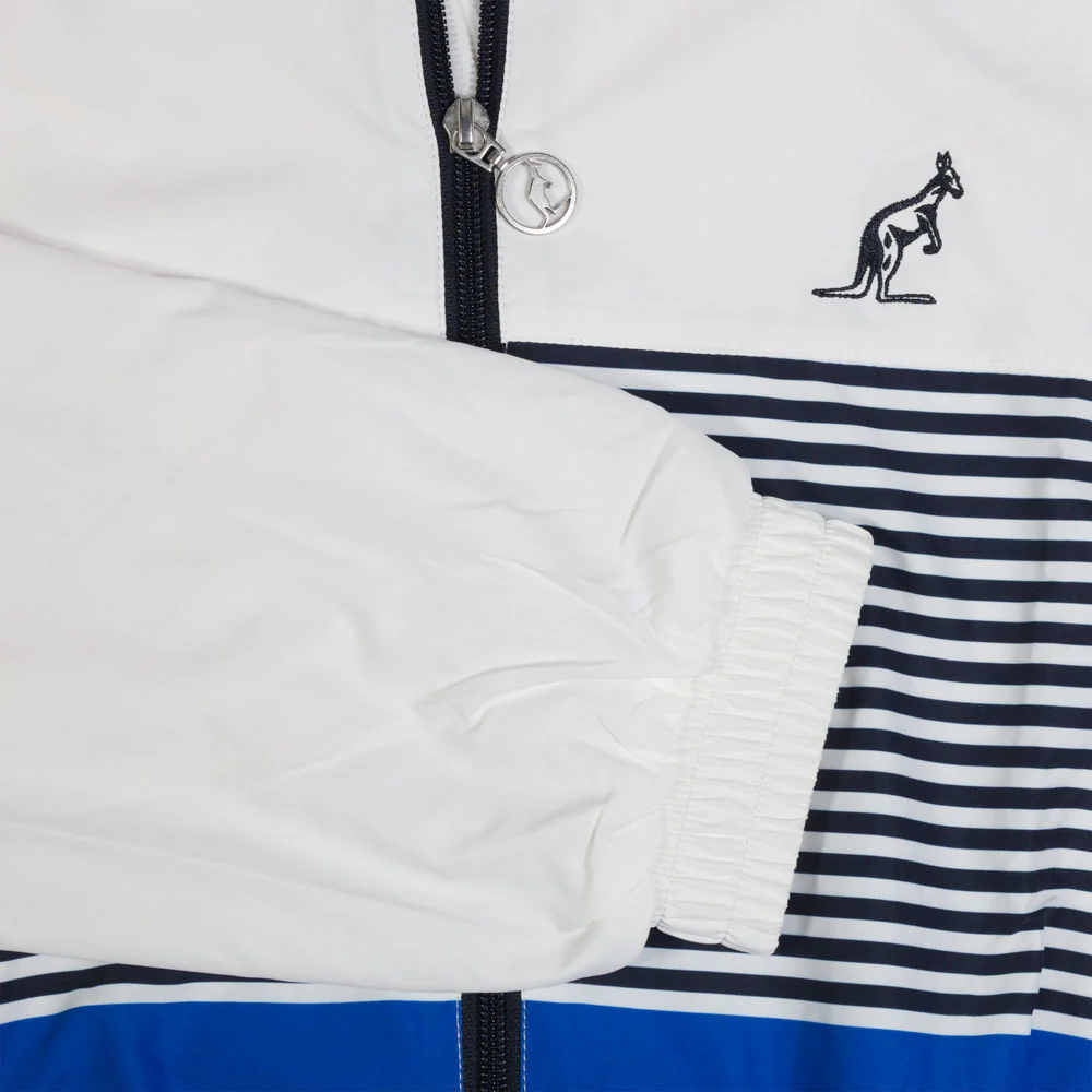Australian Oldschool Training Jacket Libero Tennis White/Blue - Image 8