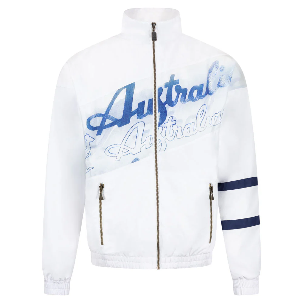 Australian Oldschool Training Jacket Smash White