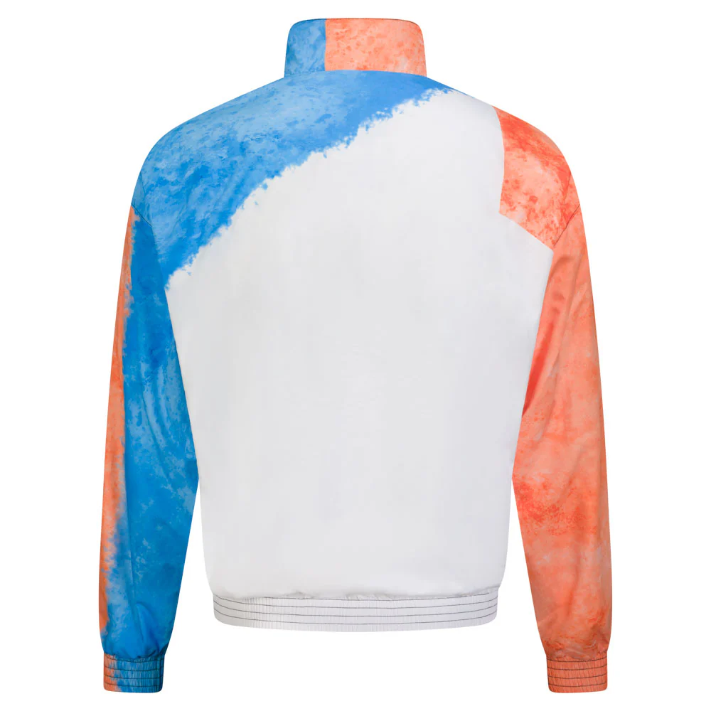 Australian Oldschool Training Jacket Sprayed Orange - Image 3
