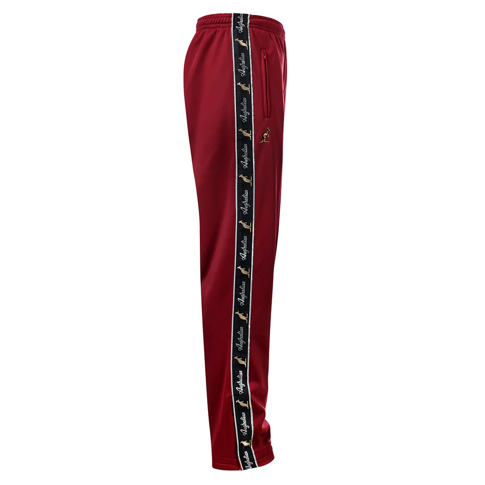 Australian Training Pants with Taping Bordeaux - Image 3