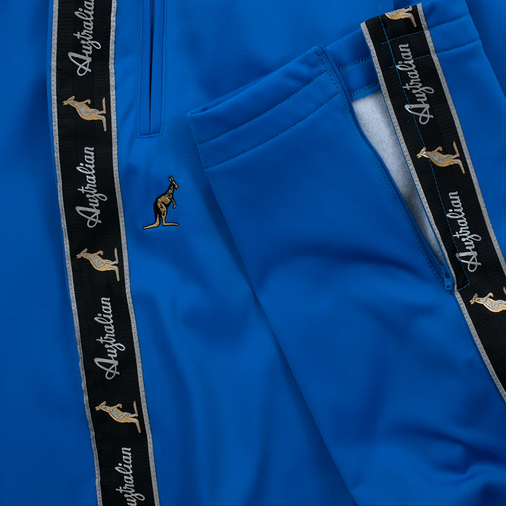 Australian Training Pants with Taping Capri Blue - Image 5