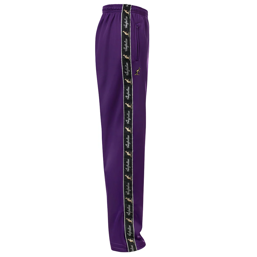 Australian Training Pants with Taping Purple - Image 2