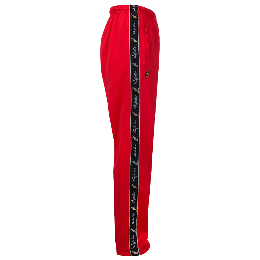 Australian Training Pants With Taping Red - Image 3