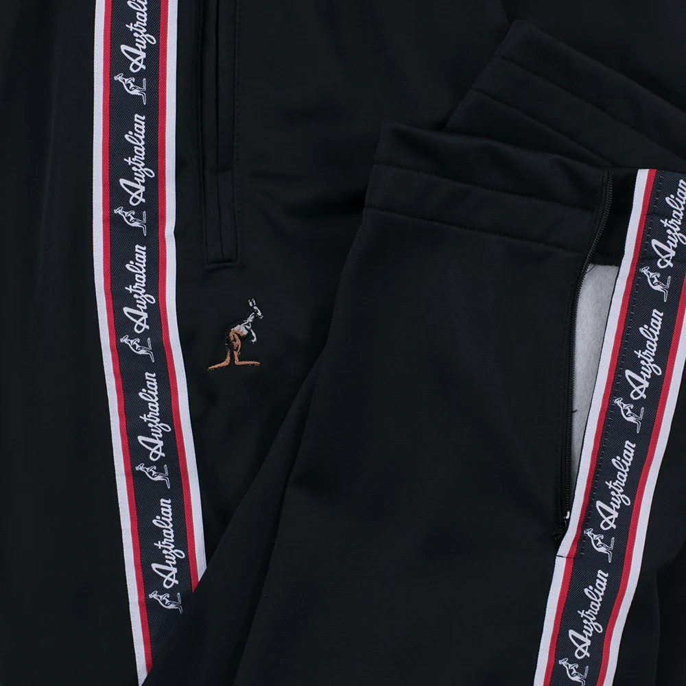 Australian Training Pants with Tri-Color Taping Black - Image 4