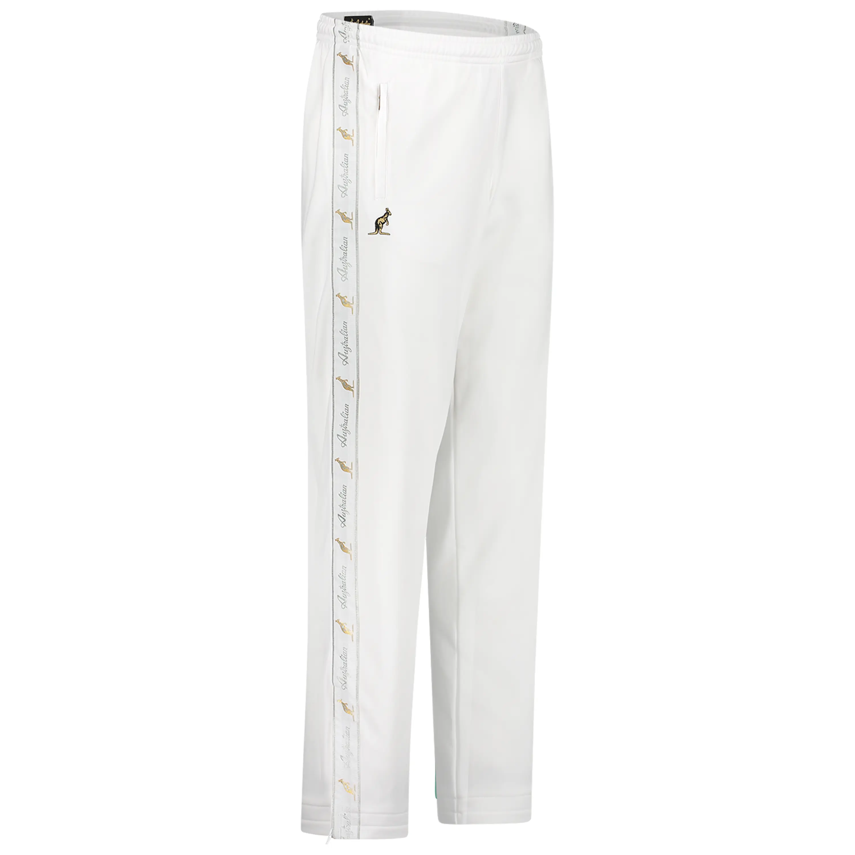 Australian Training Pants With White Taping White
