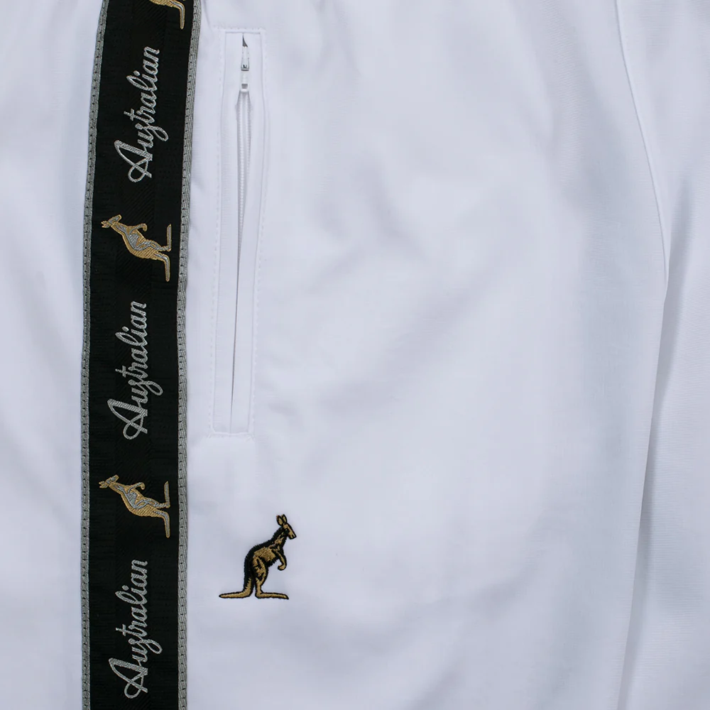 Australian Training Shorts with Taping White - Image 3