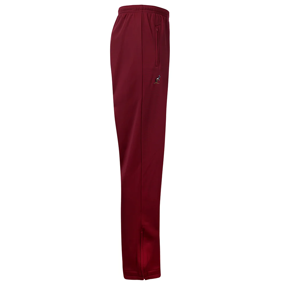 Australian Uni Training Pants Acetate Burgundy - Image 2