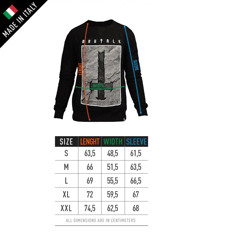Brutale Crewneck Stone by Traxtorm - Image 3