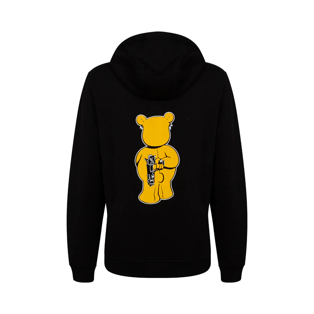 Dj Paul Elstak Hoodie Forze Wanna Play? Black - Image 3