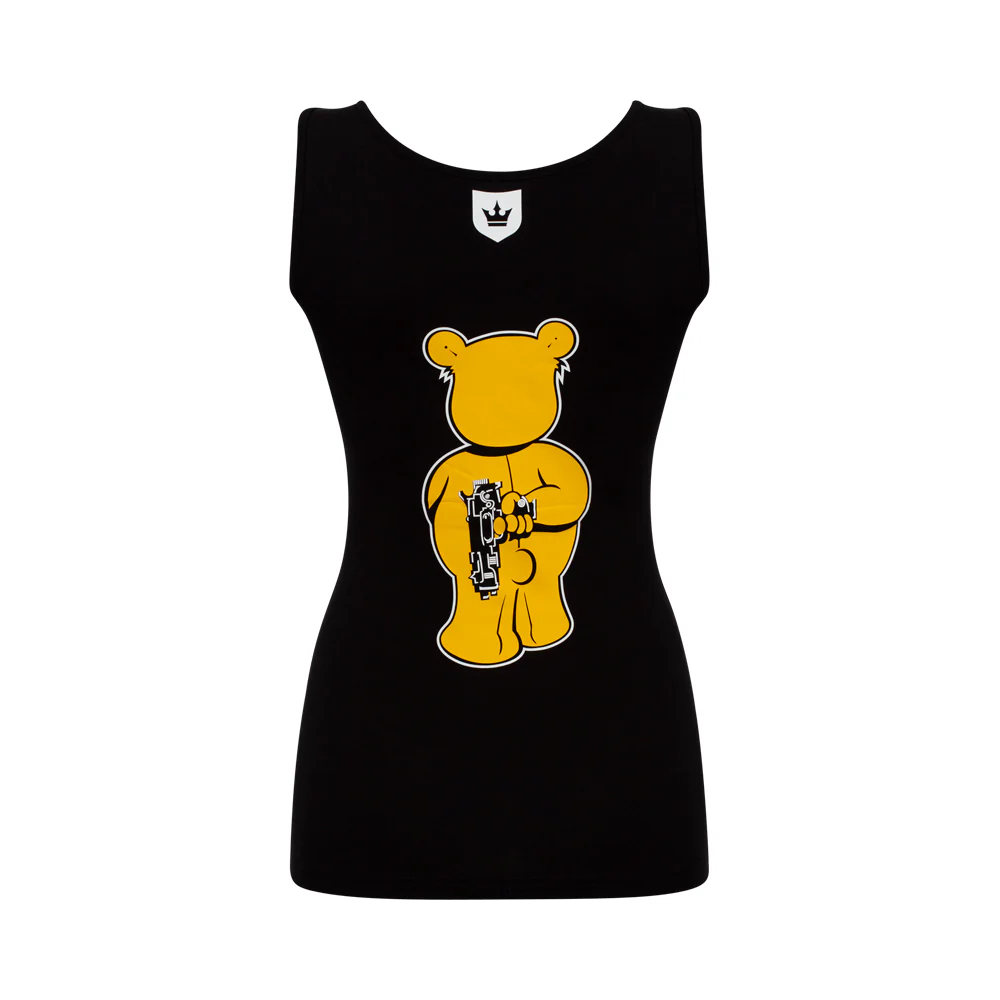 DJ Paul Elstak Women Tanktop Forze Wanna Play? Black - Image 3