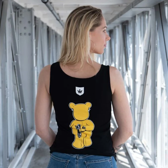 DJ Paul Elstak Women Tanktop Forze Wanna Play? Black - Image 5