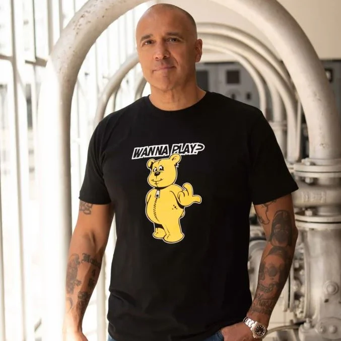 DJ Paul Elstak T-shirt Forze Wanna Play? Black - Image 2