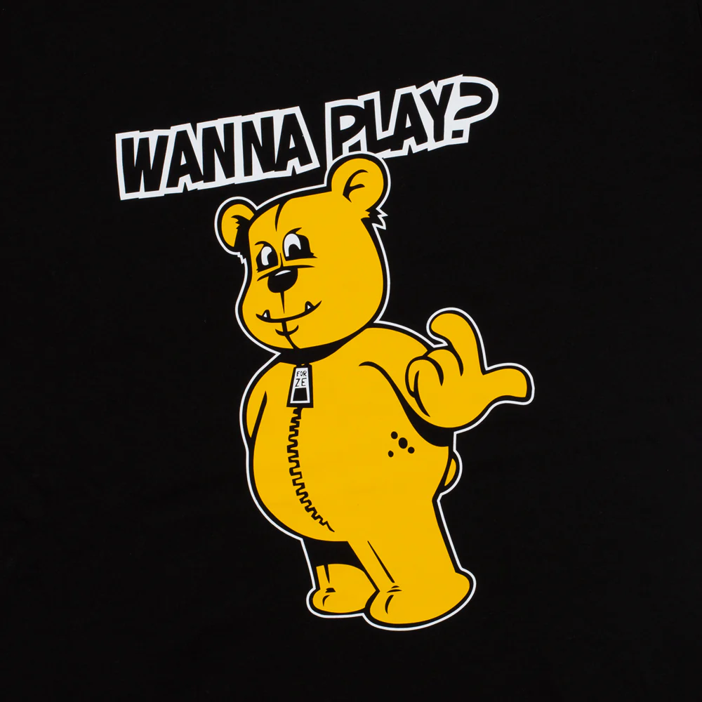 DJ Paul Elstak T-shirt Forze Wanna Play? Black - Image 4