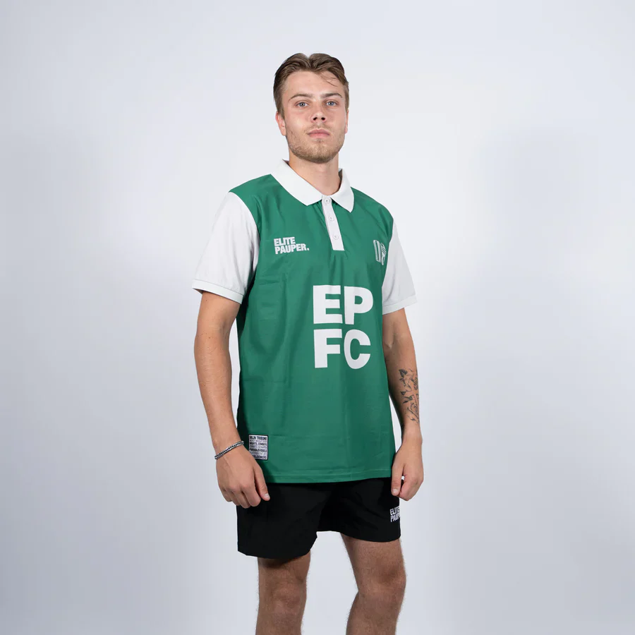 Elitepauper Soccershirt: EPFC - green/white - Image 5
