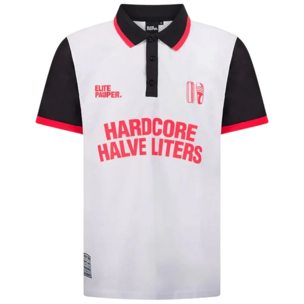 Elitepauper Soccershirt: HHH - white/black/red