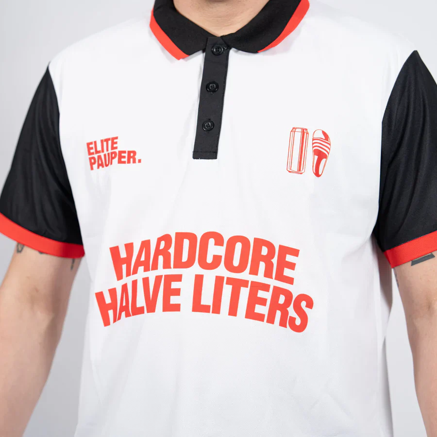 Elitepauper Soccershirt: HHH - white/black/red - Image 4